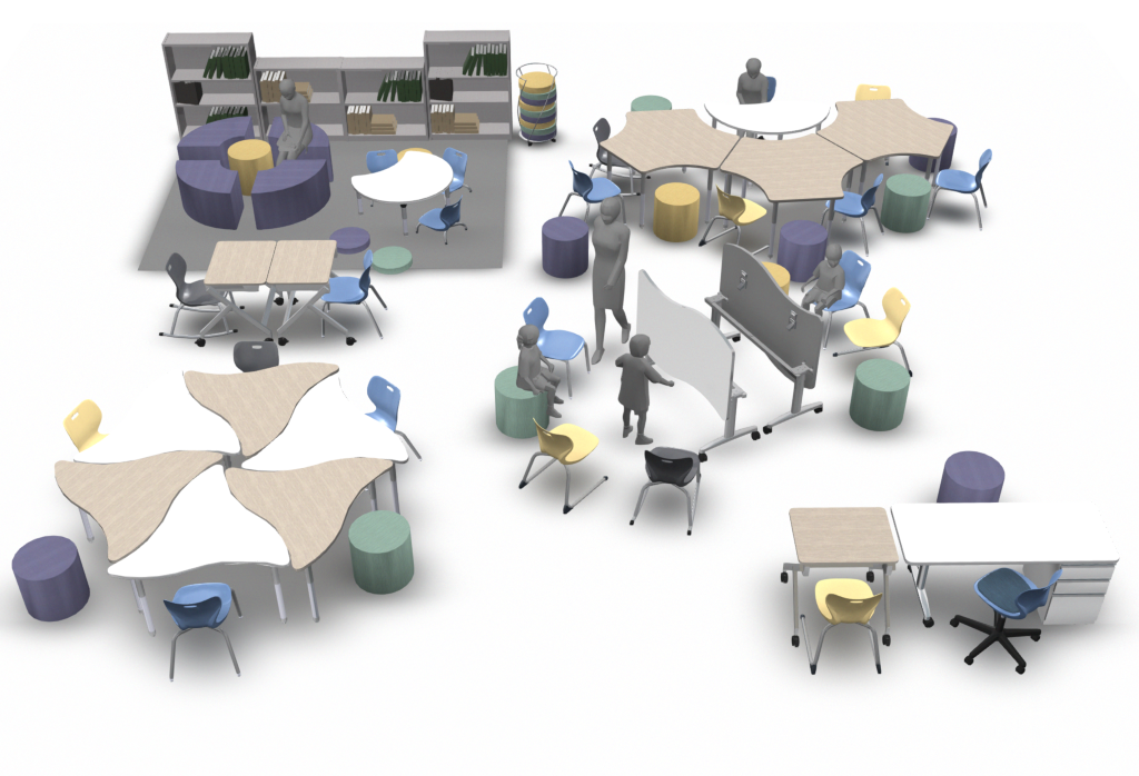 collaborative learning desks