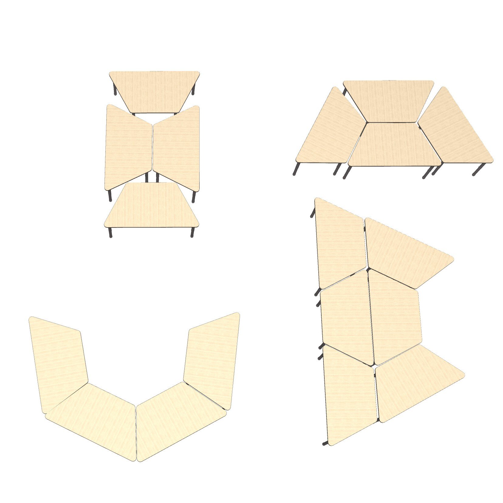 Trapezoid Shape Table_SQ