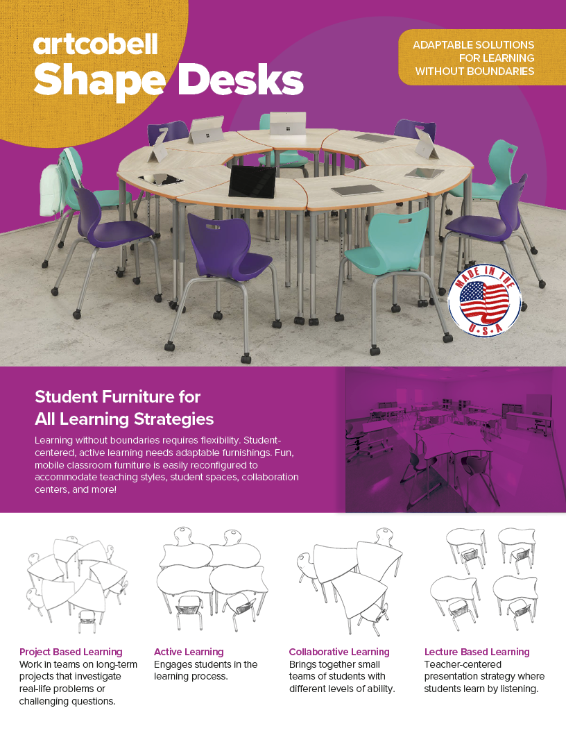 Student Desk _Sell Sheet_Shape