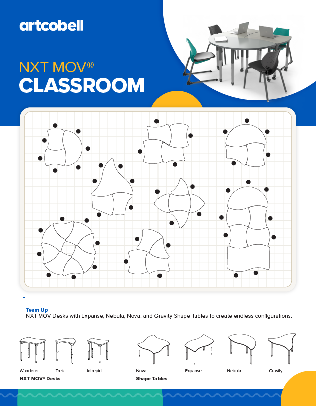 Configurations_Shape Desk_NXT MOV Classroom